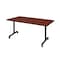 Kobe Rectangle Kobe Mobile Trng Table, 60"x30", Cherry, 60" W, 29" H, Laminate Top, Cherry MKTRCC6030CH - alternate 1